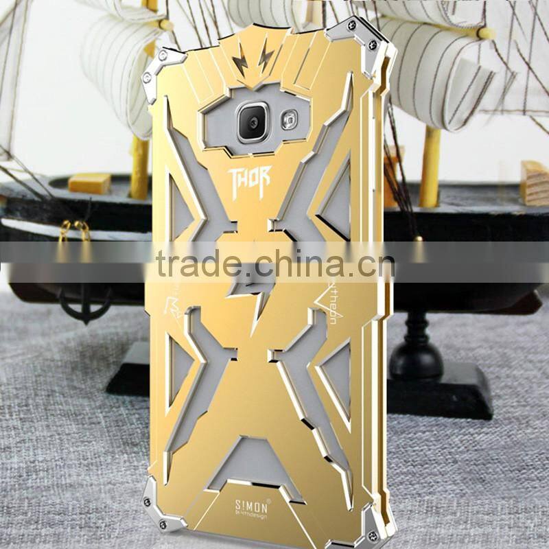 2016 Newest fashionable Metal Case Aluminium Protective back cover phone case for Samsung A7 A7100