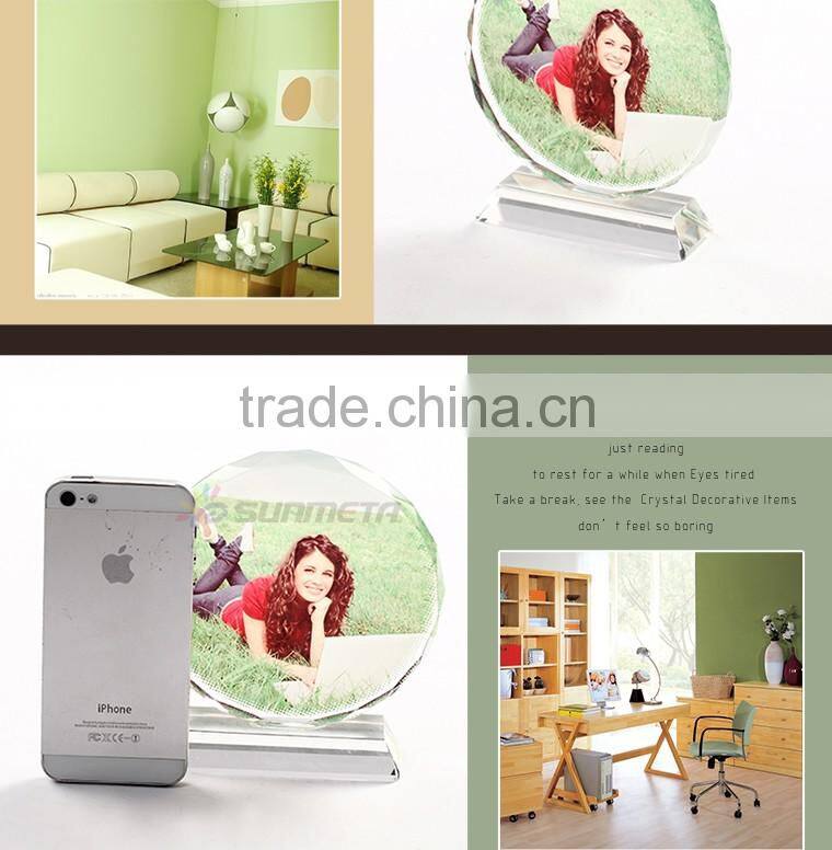 Trial Order Personalized Photo Crystal For Weddings Decoration