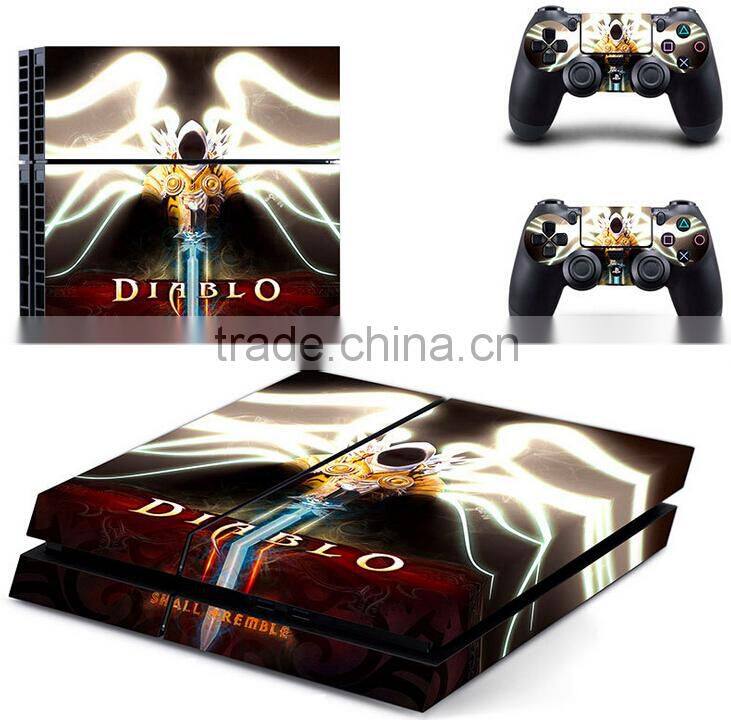 new design hot sell for ps4 console controller vinyl skin sticker for ps4 wholesale