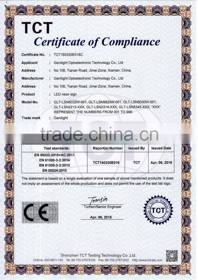 Juice Store Advertising LED Neon Sign Vivid Design 56*33cm