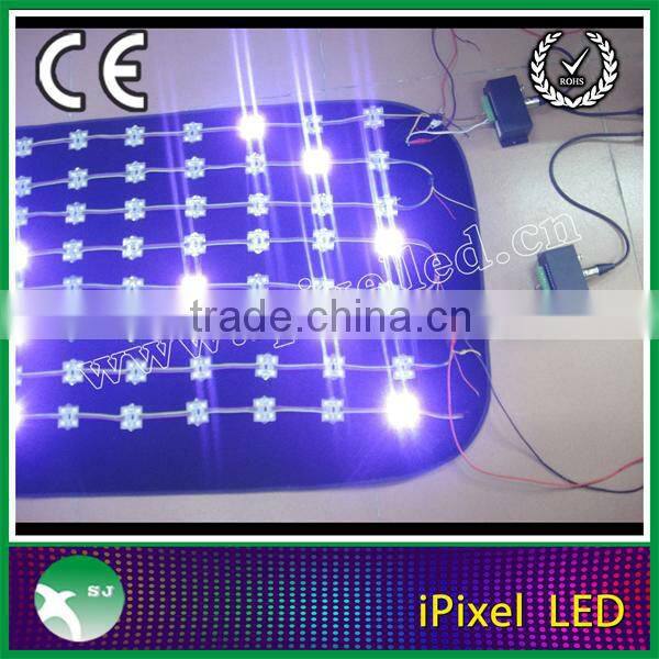 WS2801 color change SMD5050 steel cover led module 4pcs 5050leds