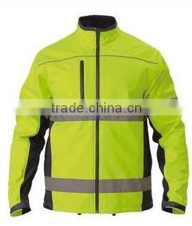 Hi Vis Soft Sheel Jacket with 3M Reflective Tape