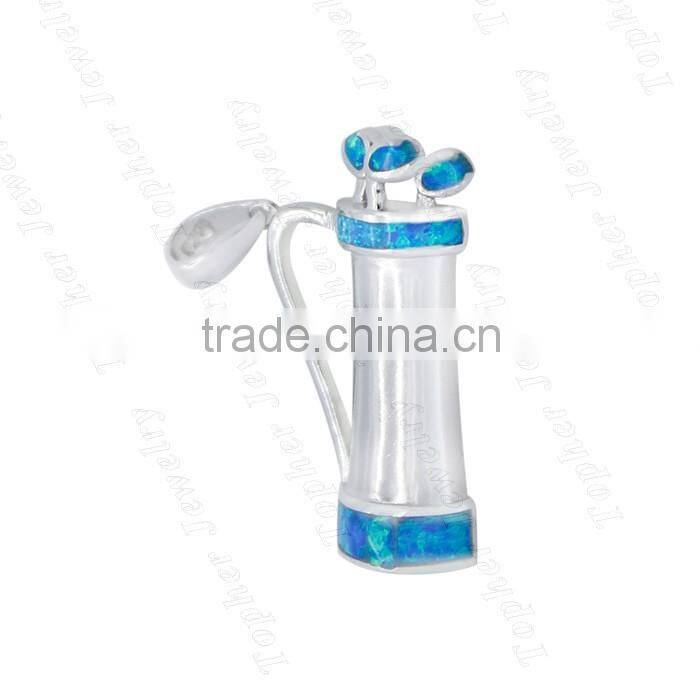 wholesale classic opal pendat Golf barrels shaped pendan pendant for boyfriend