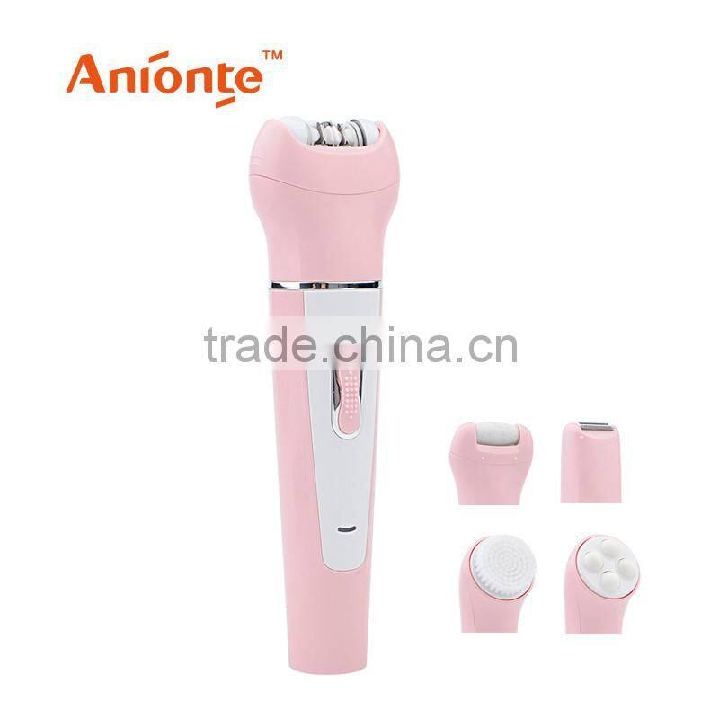 5 Interchangeable Attachment Washable Face Massager/Facial Brush/Lady Shaver