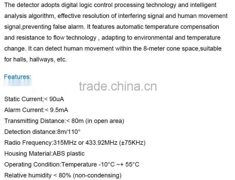 Remote control smart Wifi alarm system control by App home security alarm system