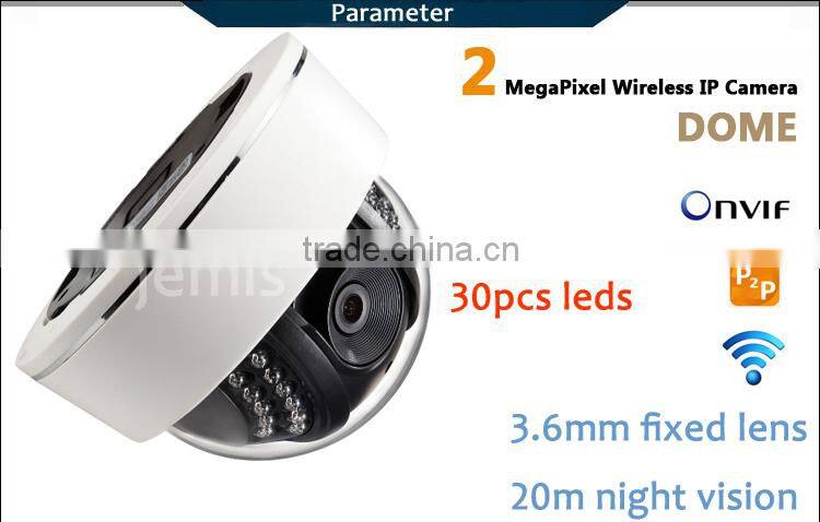 3.6mm Fixed Lens 20m Night Vision 2.0MP Maginon IP Camera JM-1021