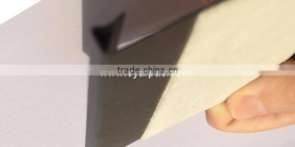 punch 2 holes silver earring card with gold logo custom