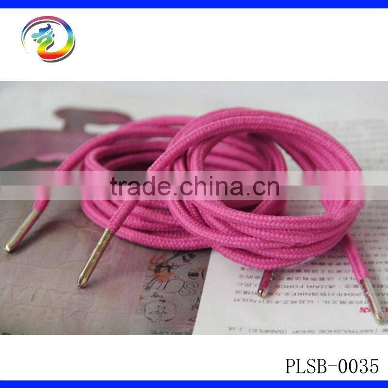 Fashion Polyester Cotton Round Shoelace