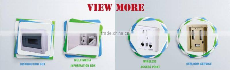 multimedia connection box / Home multimedia box with TV 1 in 4 out