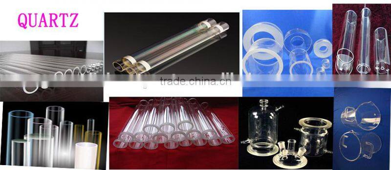 two end open quartz Tube and Clear quartz tube