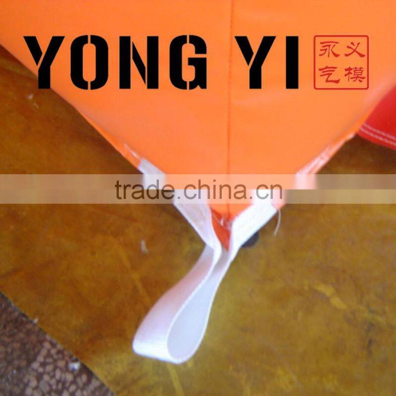 Double lane inflatable bungee run