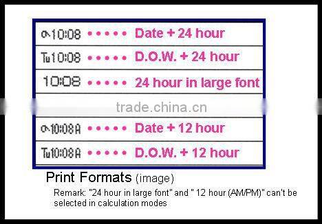 Time Recorder QR-395 using paper card for punching clock