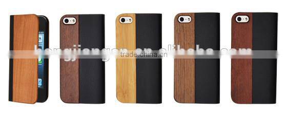 MOBILE PHONE CASE CUSTOMIZED in natural solid wood finish