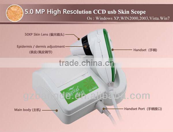 High Resolution Analysis Beauty Equipment for Skin and Hair beauty machine BD-P019