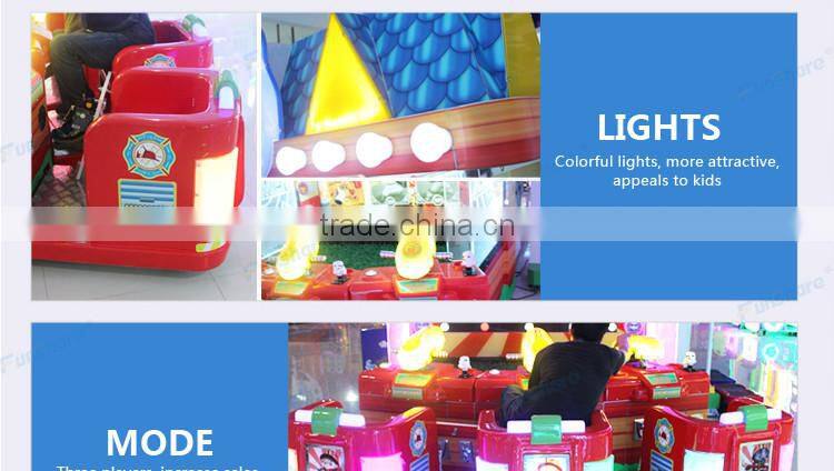 Funshare Newest game machine Cute Fireman shooting water shooting arcade game machine for children