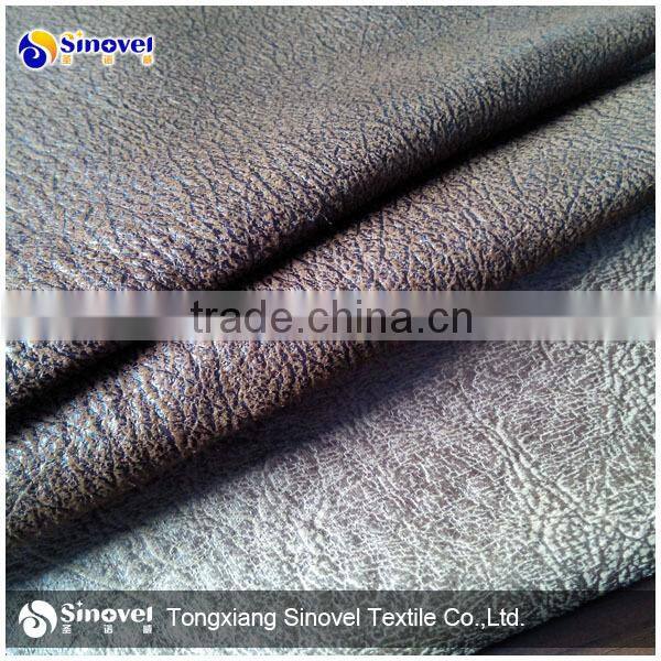 100% polyester bronzing suede fabric/sofa fabric/car seat fabric