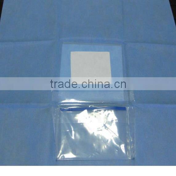 Disposable SMS surgical eye drape customization acceptable