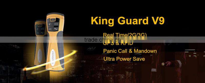 GPRS+GPS+RFID security monitoring system/watchman clock