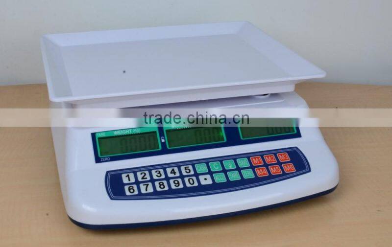 30 lb Dual Range Price Computing Meat Digital Scale-lbs,kgs,ozs from alibaba