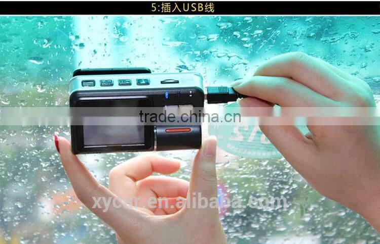 Hot sale 2.5 inch HD car DVR, Front/Rear dual lens car dvr recorder XY-9615