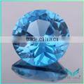 Wholesale Round Blue Synthetic Spinel Gemstone Dark Blue Sapphire