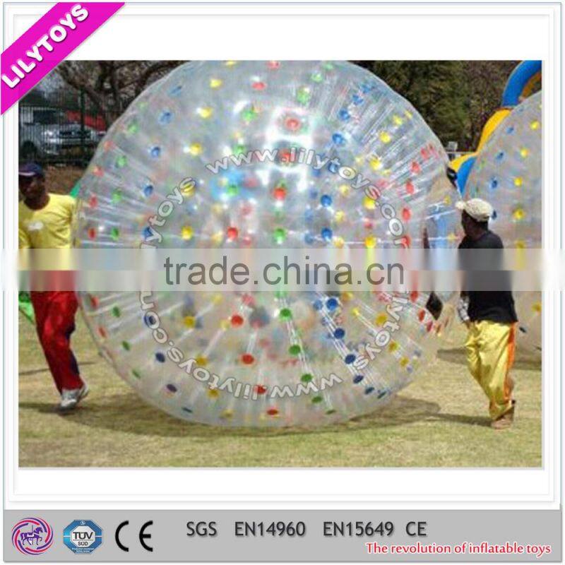 Popular inflatable zorb ball for sale,cheap PVC zorb ball for kids games