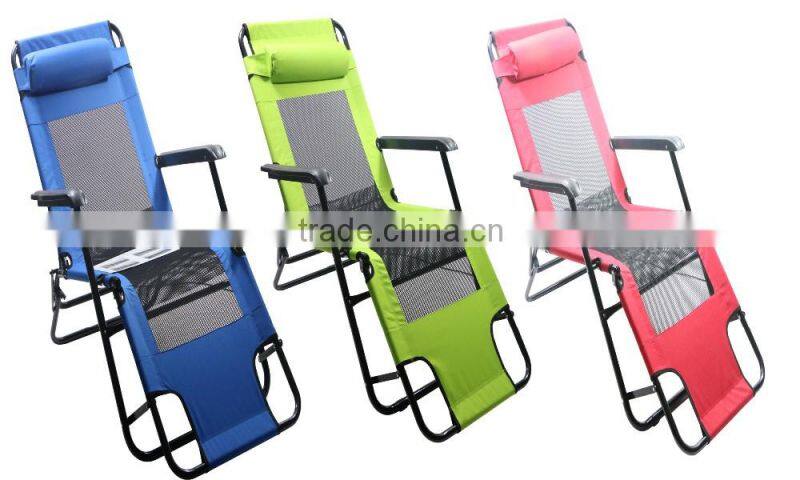 Popular Folding used beach chair portable net recliner chair