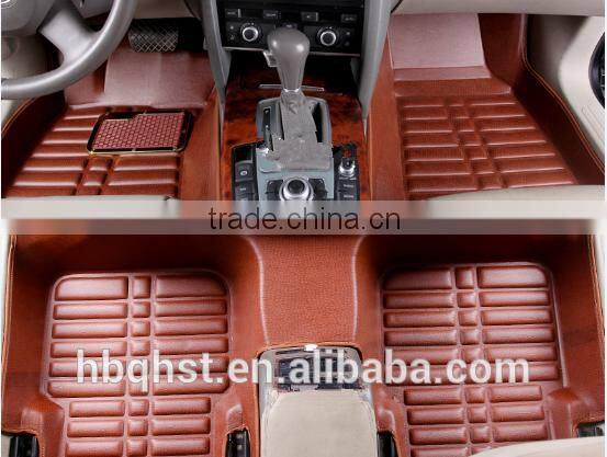 Full set Microfiber leather car MATS