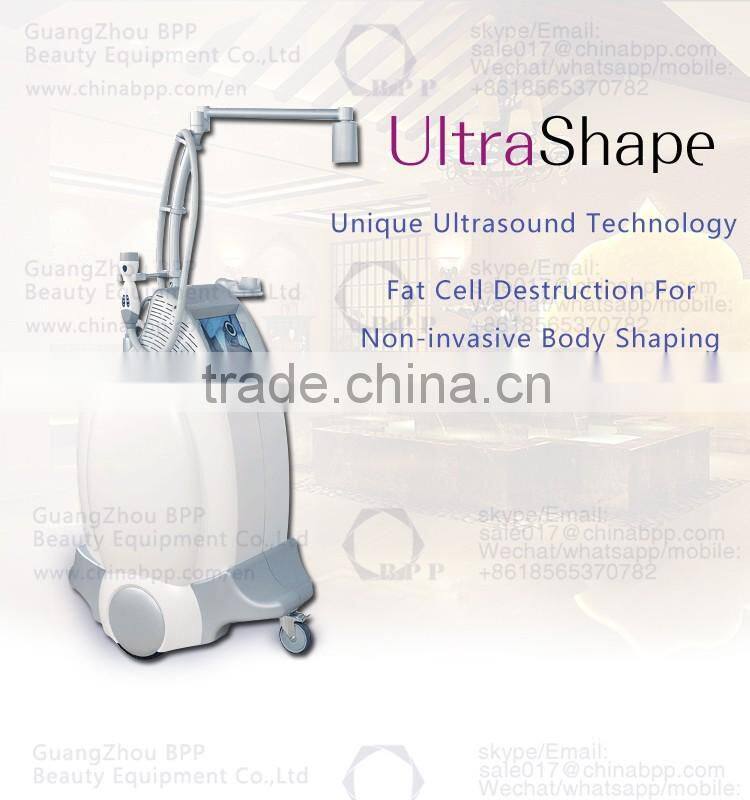 New focused ultrasound ultrashape hifu slimming machine