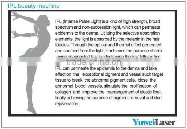 Salon Use Spa SHR IPL Hair Removal Elight Machine