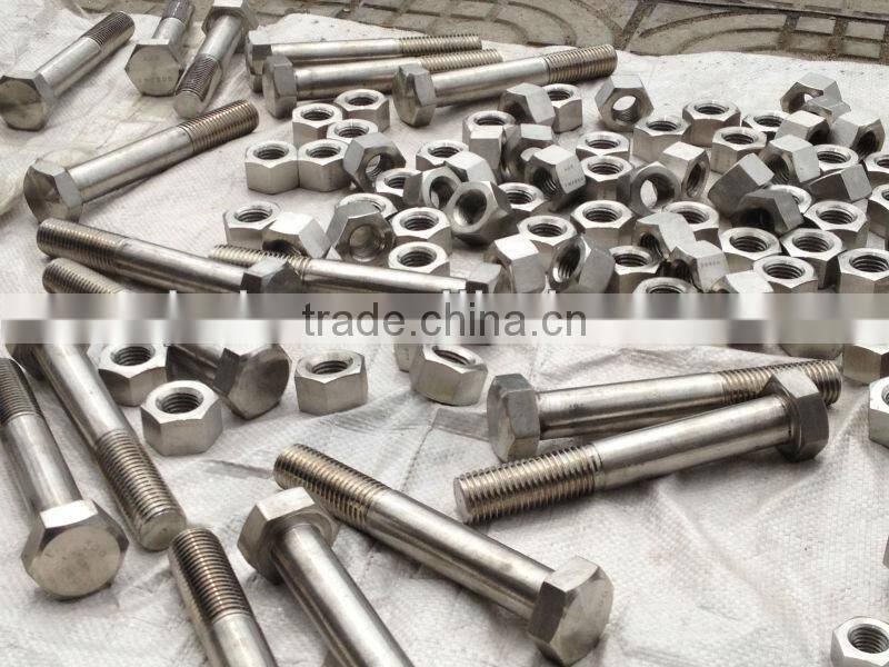 gh4169 /alloy718 stainless steel hex bolt and nut gh 4033 / alloy925