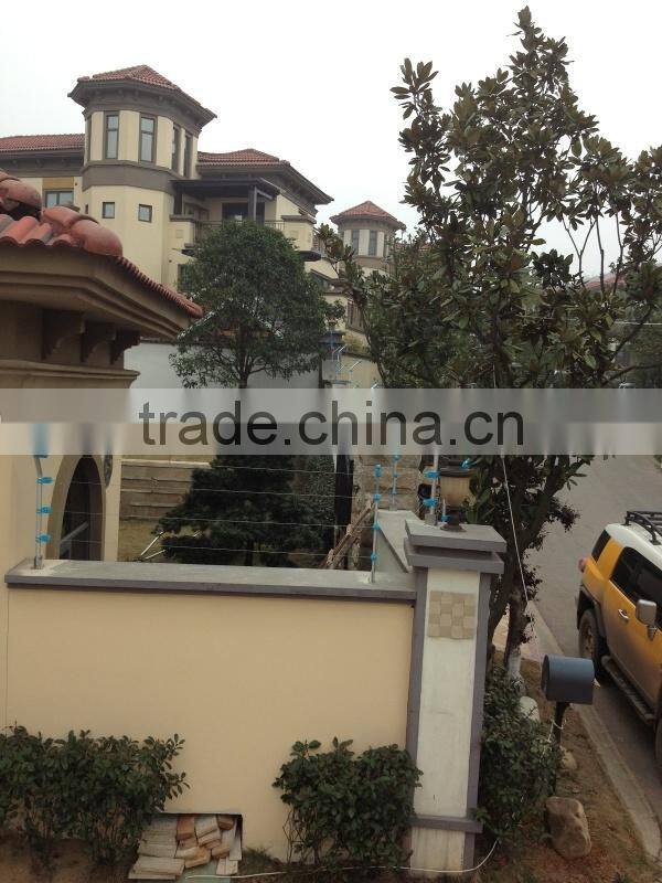 Electric fence energizer security systems for home