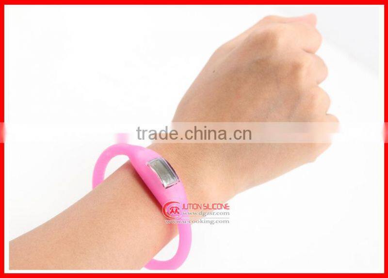 Wholesale silicone ion sport watch band