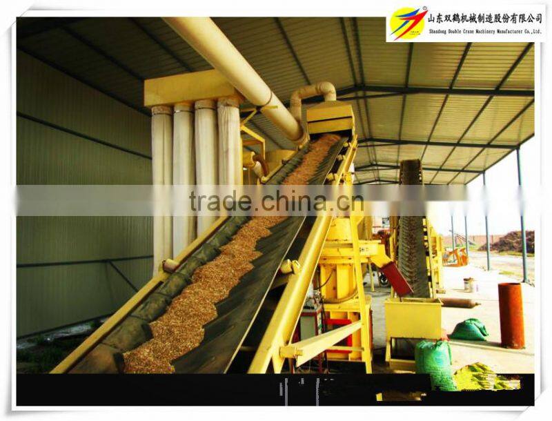 hot sale rubber belt conveyor for wood pellets transportation