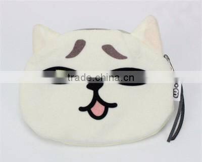 Made in Banglagesh grey cat coin purse bag (BJO1273)