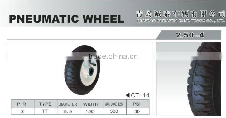 Top quality rubber wheel 2.50-4