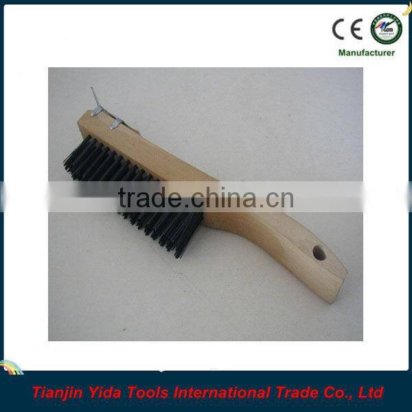 Shoe Wooden Handle Wire Brush