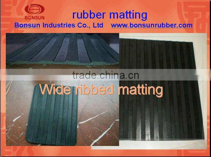 3mm to 6mm thickness anti slip commercial grade rubber mat