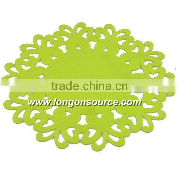 New design love image kitchen Cute flower Silicone place mat