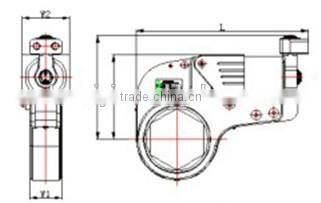 THE HEXAGON CASSETTE HYDRAULIC TORQUE WRENCH(Accuracy:+/- 3%)
