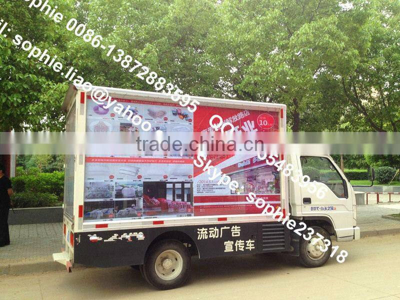 4X2 LED truck, mobile led screen truck,scrolling advertising trucks