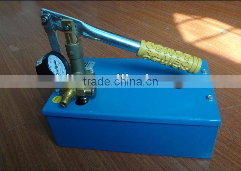 High quanlity 0-100 bar simple hand test pump /pressure test pump SY-100X