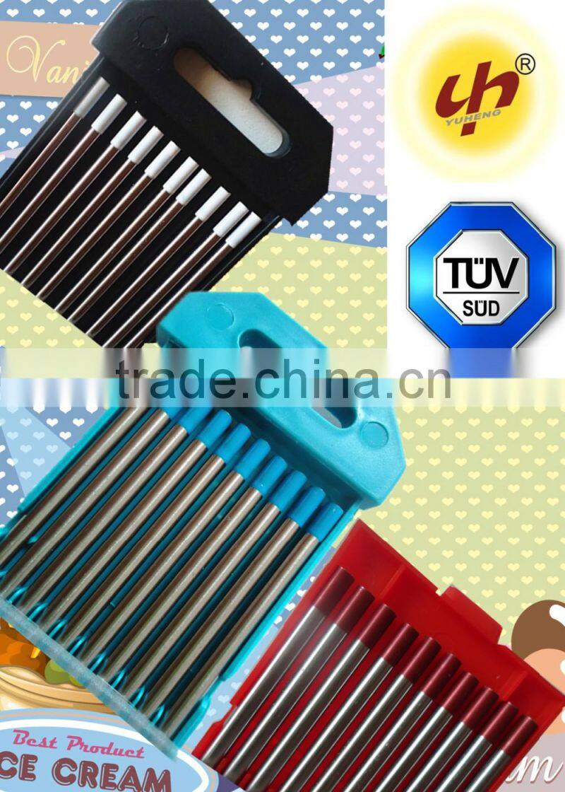 China Tungsten Factory 2% thoriated tungsten electrodes for spray-coating and smelting.