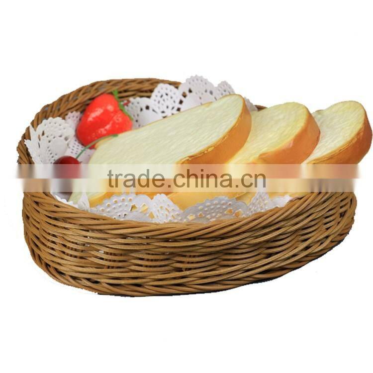 S&D cheap fruit basket Wicker Storage Basket Picnic Basket Storage Basket rattan basket