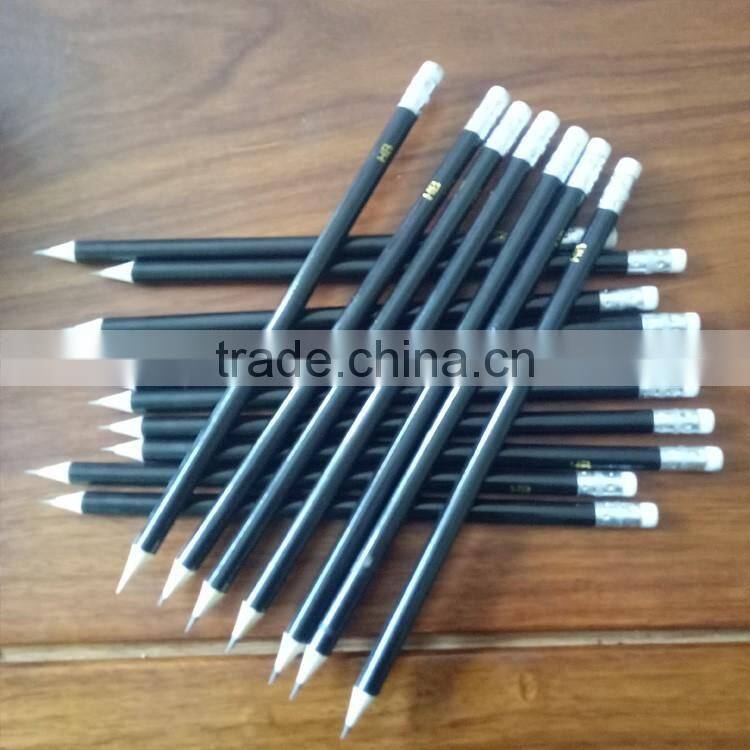 custom LOGO HB pencils with eraser topper