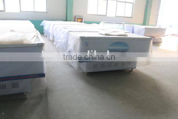 Hot sale supermarket deep freezer price / chest freezer