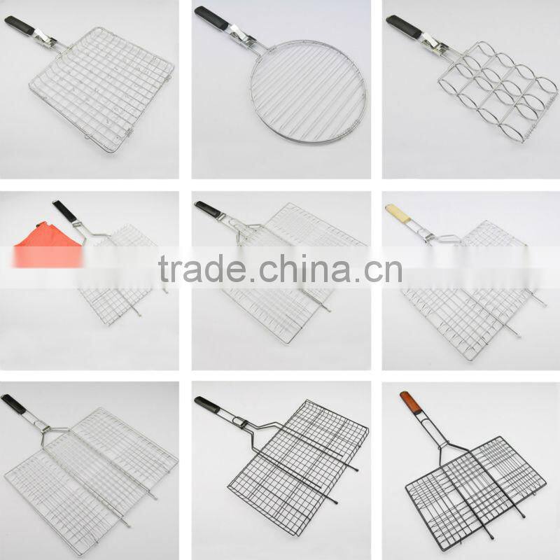 stainless steel round shape bbq grill