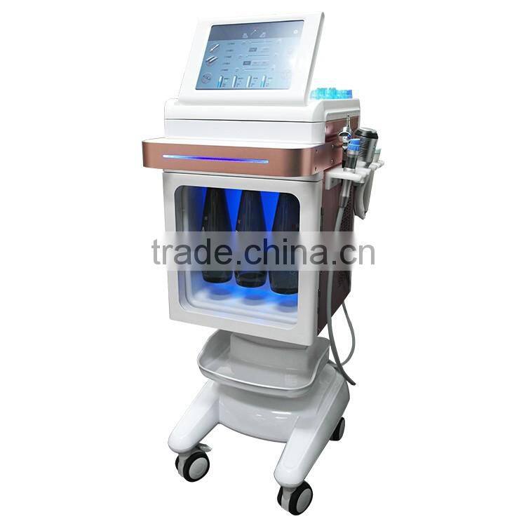 2017 Hot sale high quality hydro dermabrasion skin moisturizing spray water oxygen jet peel machine