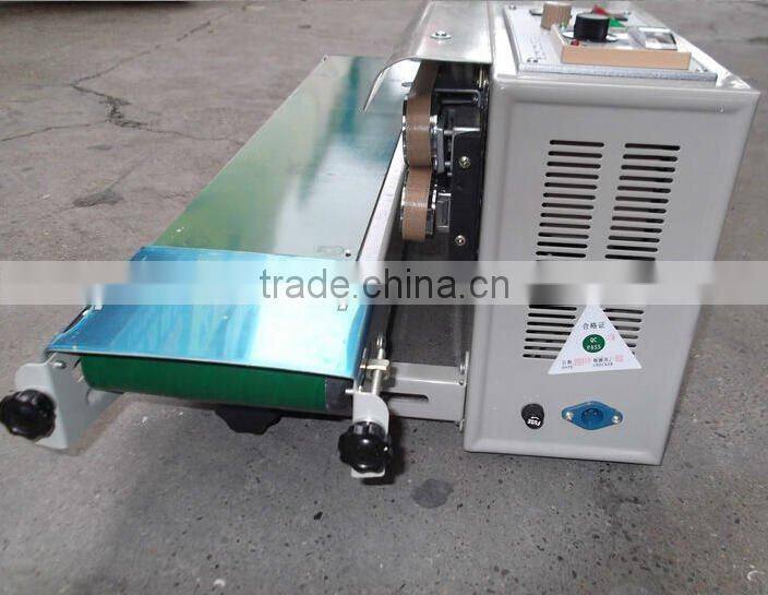 Plastic Sealing And Coding Conveyor Machine For Bags
