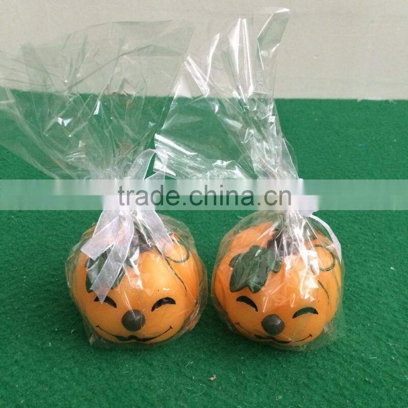led pumpkin wax candle halloween day led candle pumpkin shaped led yellowe flicking candle for halloween decoration